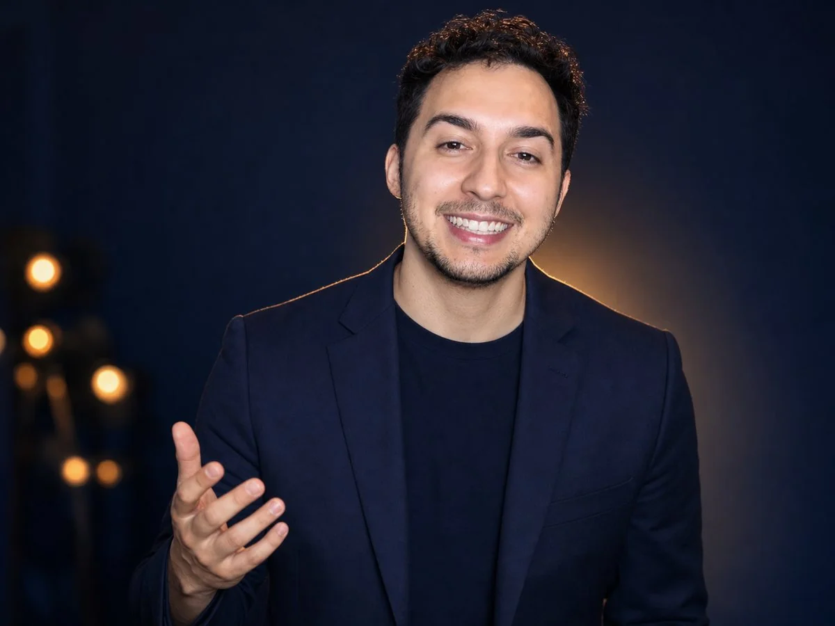 Guilherme conduzindo a imersão
