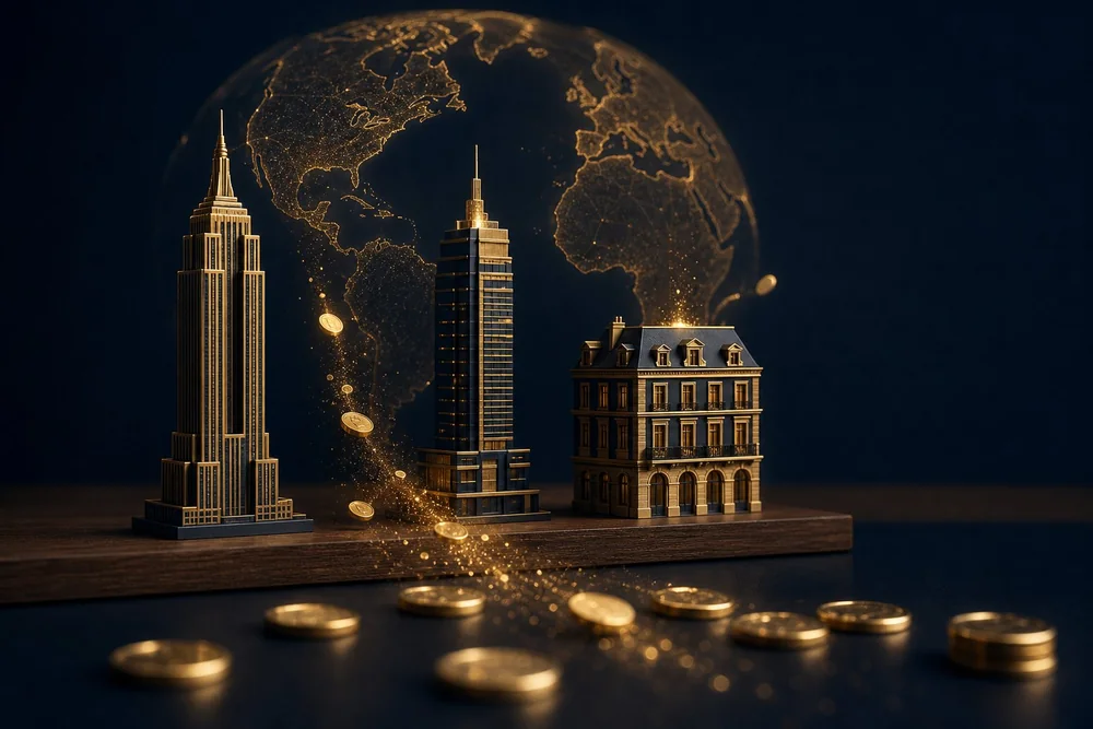 Imóveis globais pagando renda em dólar